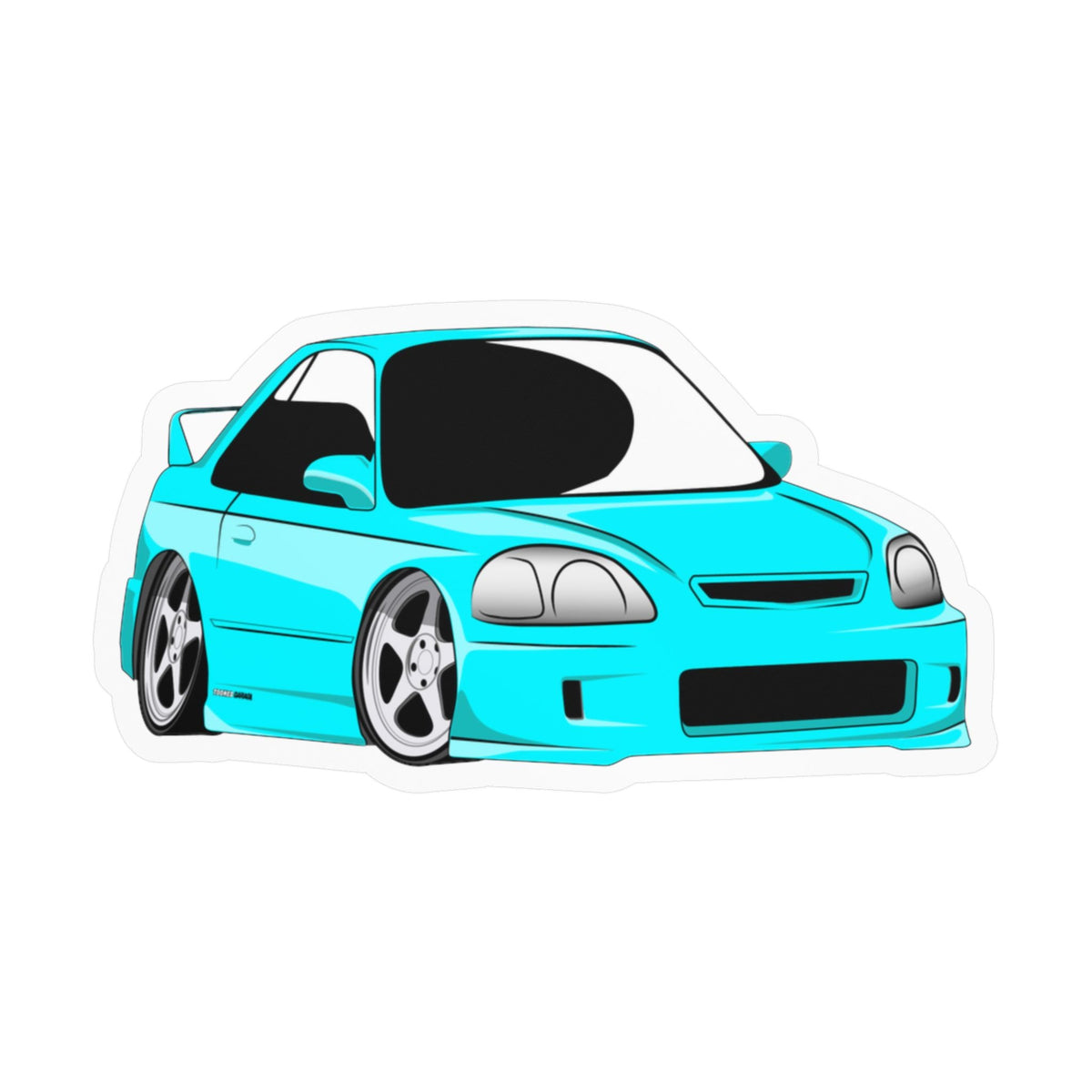 Honda Civic Em1 Coupe - Teal