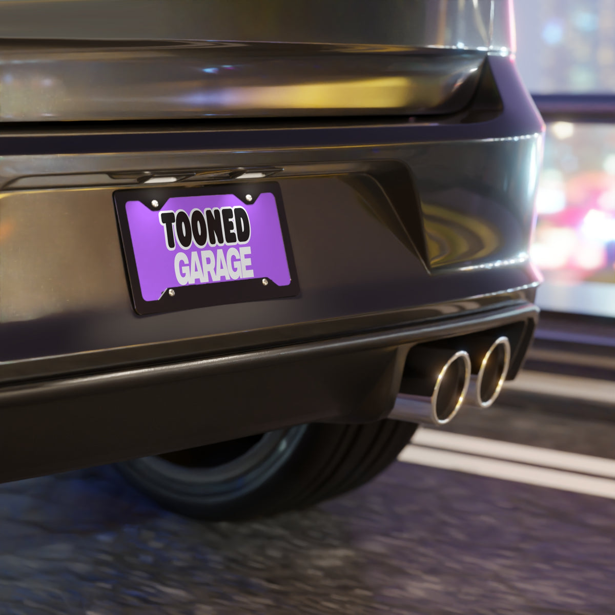 Purple Vanity Plate