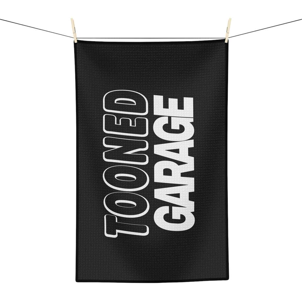 Black Microfiber Towel