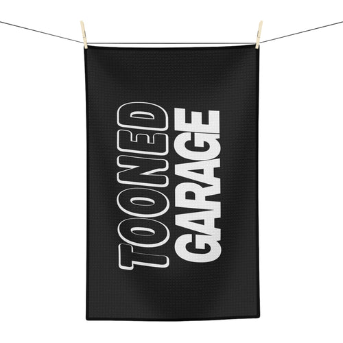 Black Microfiber Towel