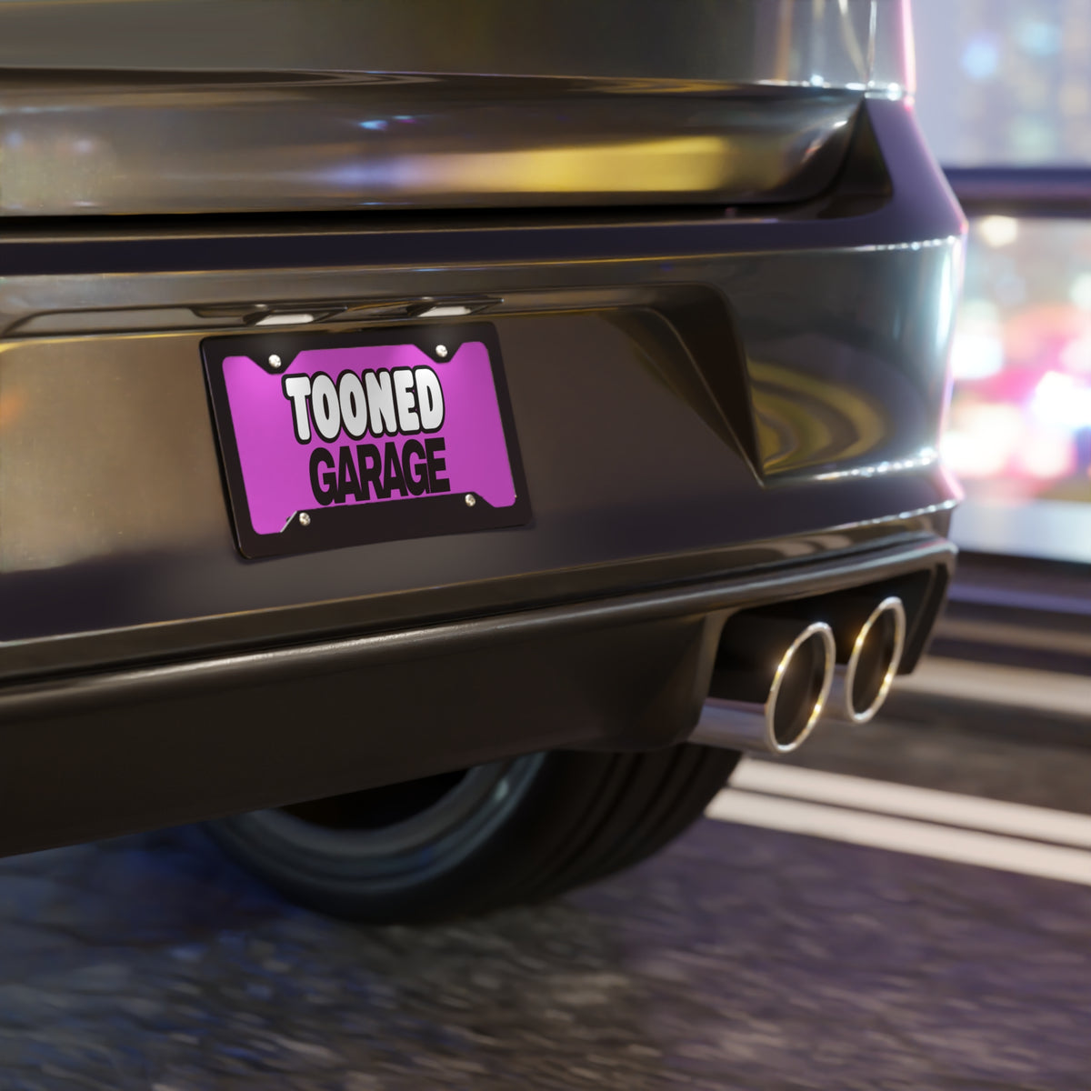 Pink Vanity Plate