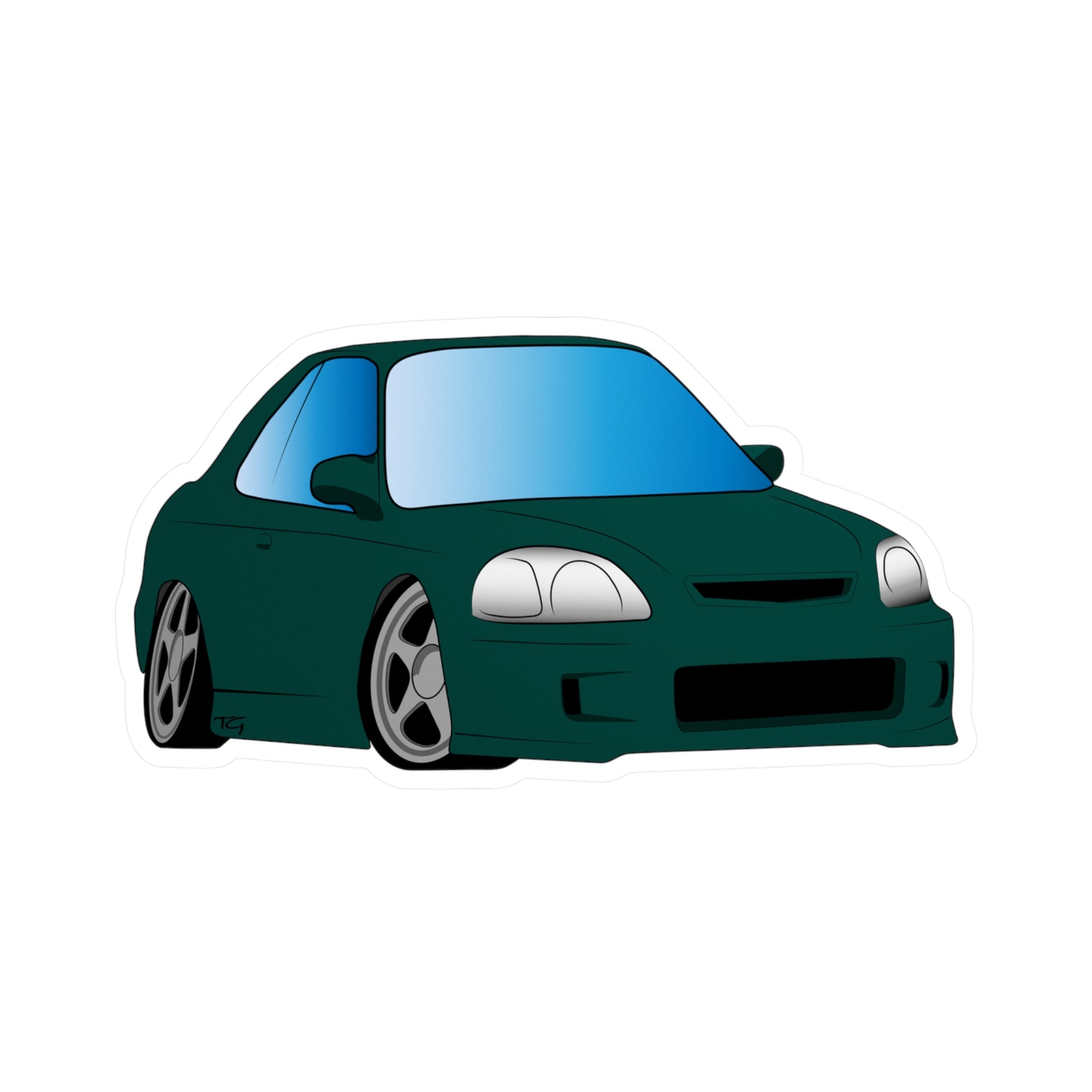 Honda Civic Coupe - Clover Green