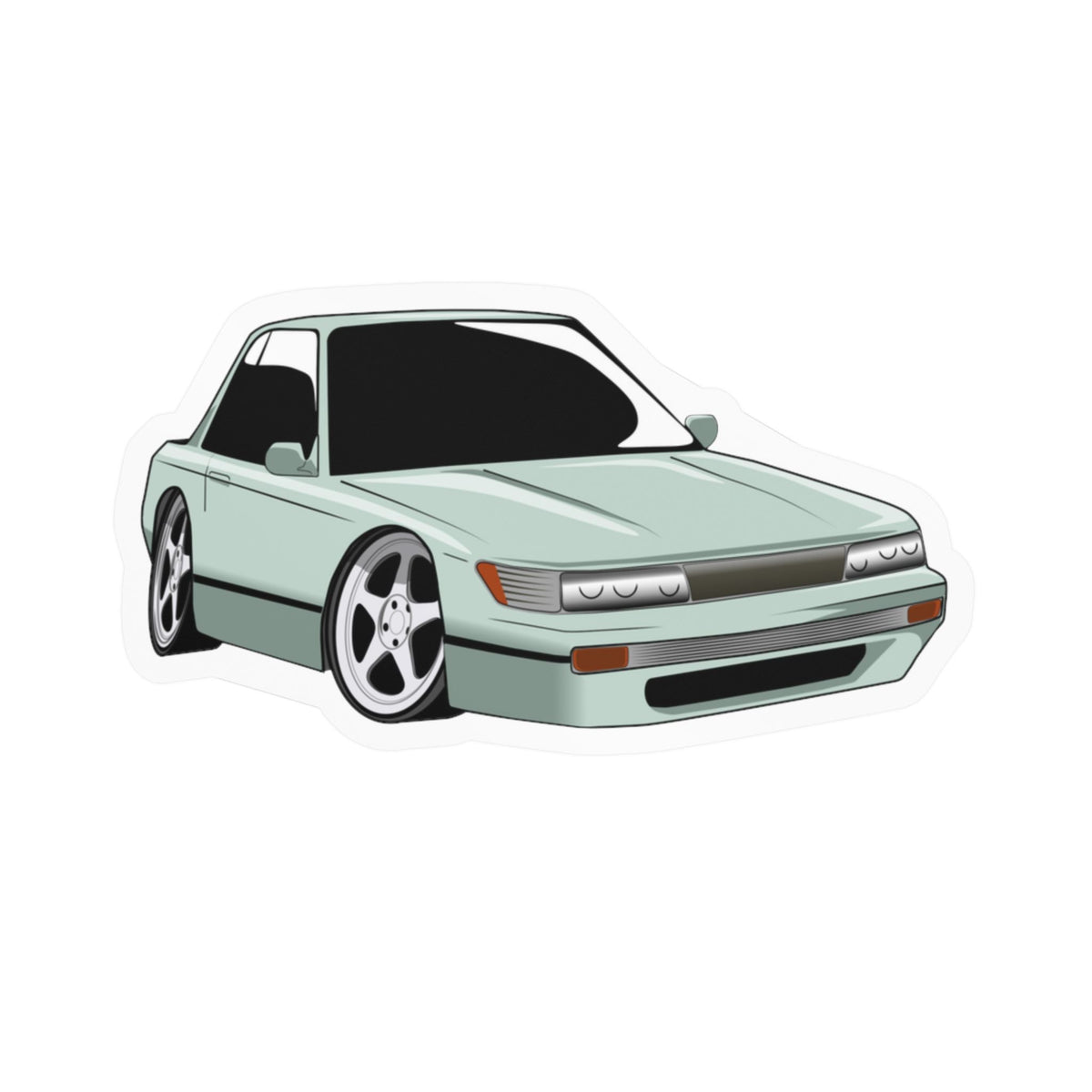 Nissan Silvia S13 - Silver Green
