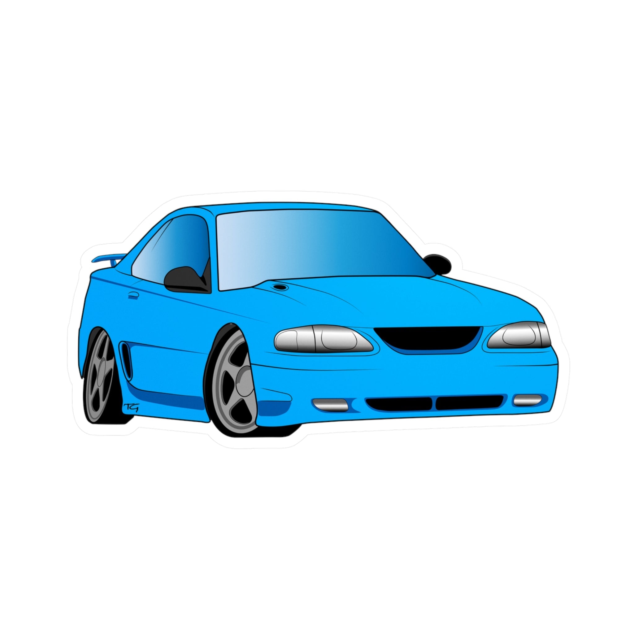 Ford Mustang - SN95 - Bright Atlantic Blue