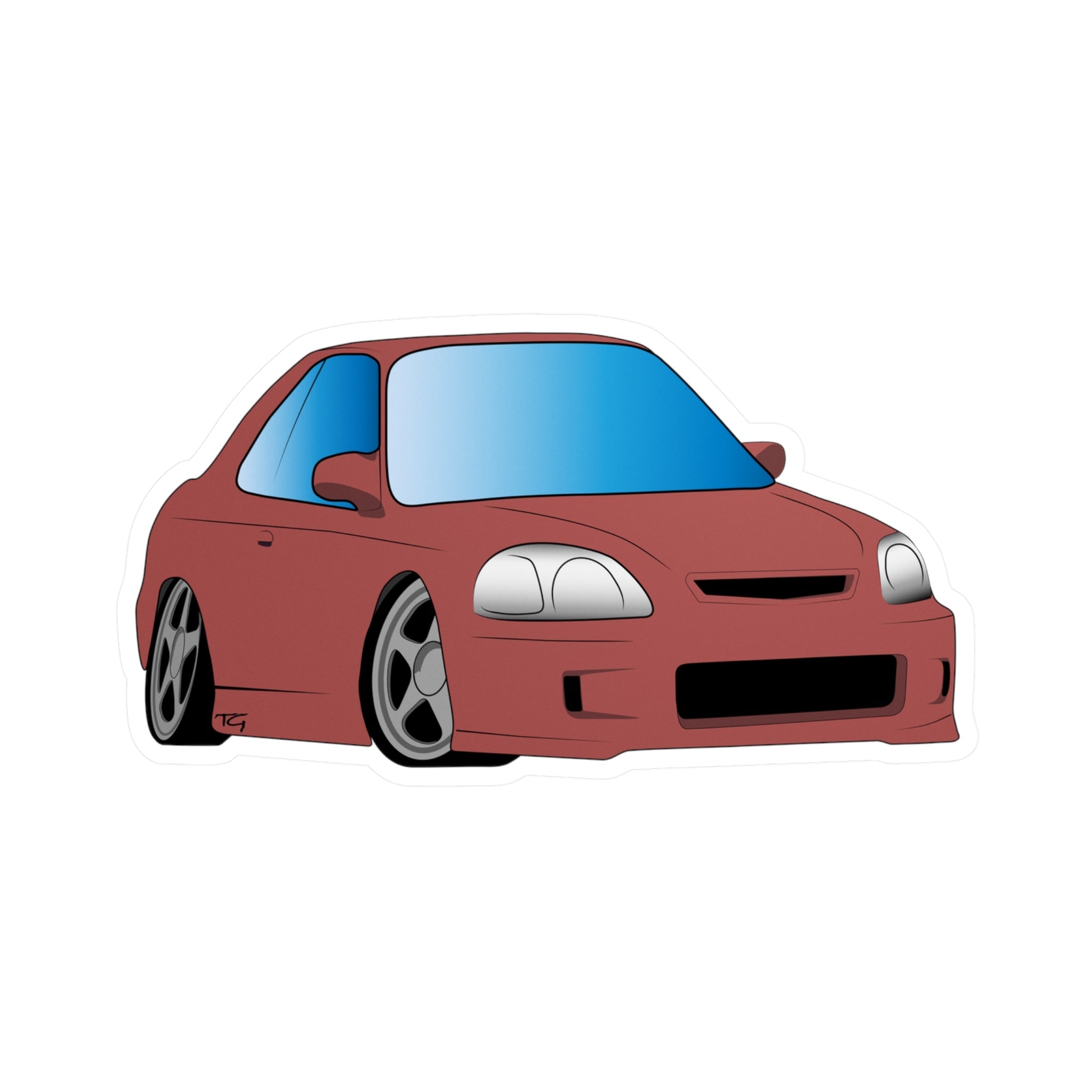 Honda Civic Coupe - Island Coral