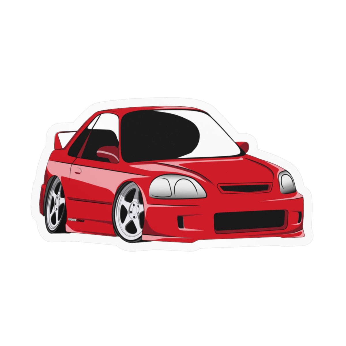 Honda Civic Em1 Coupe - Milano Red