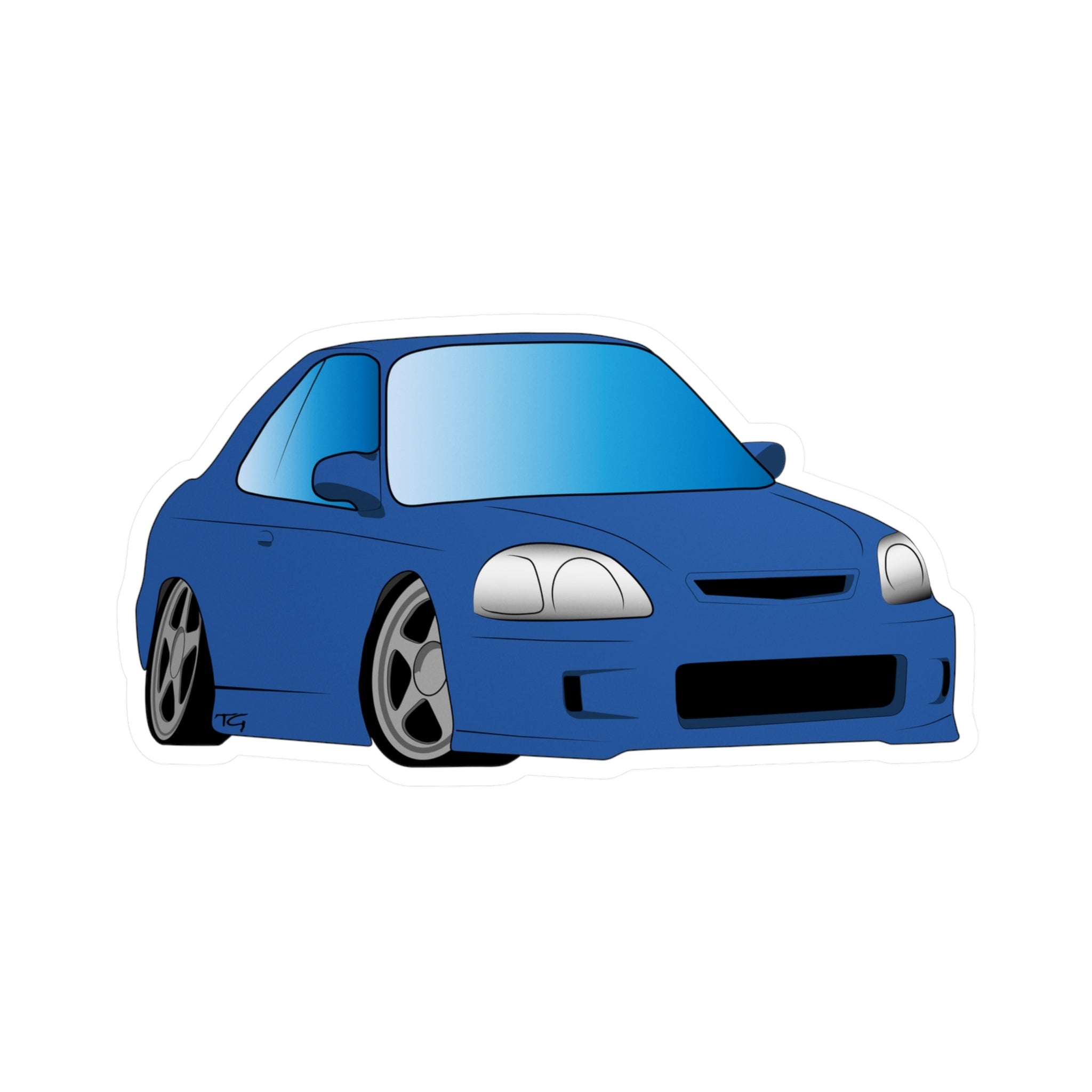 Honda Civic Coupe - Electron Blue