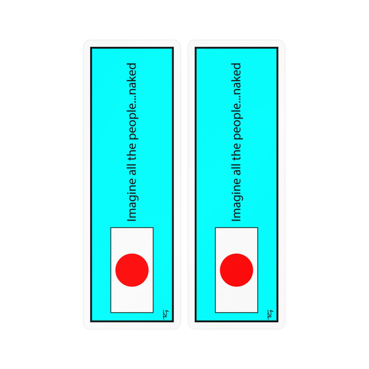 Imagine All The People - Teal 2-Pack