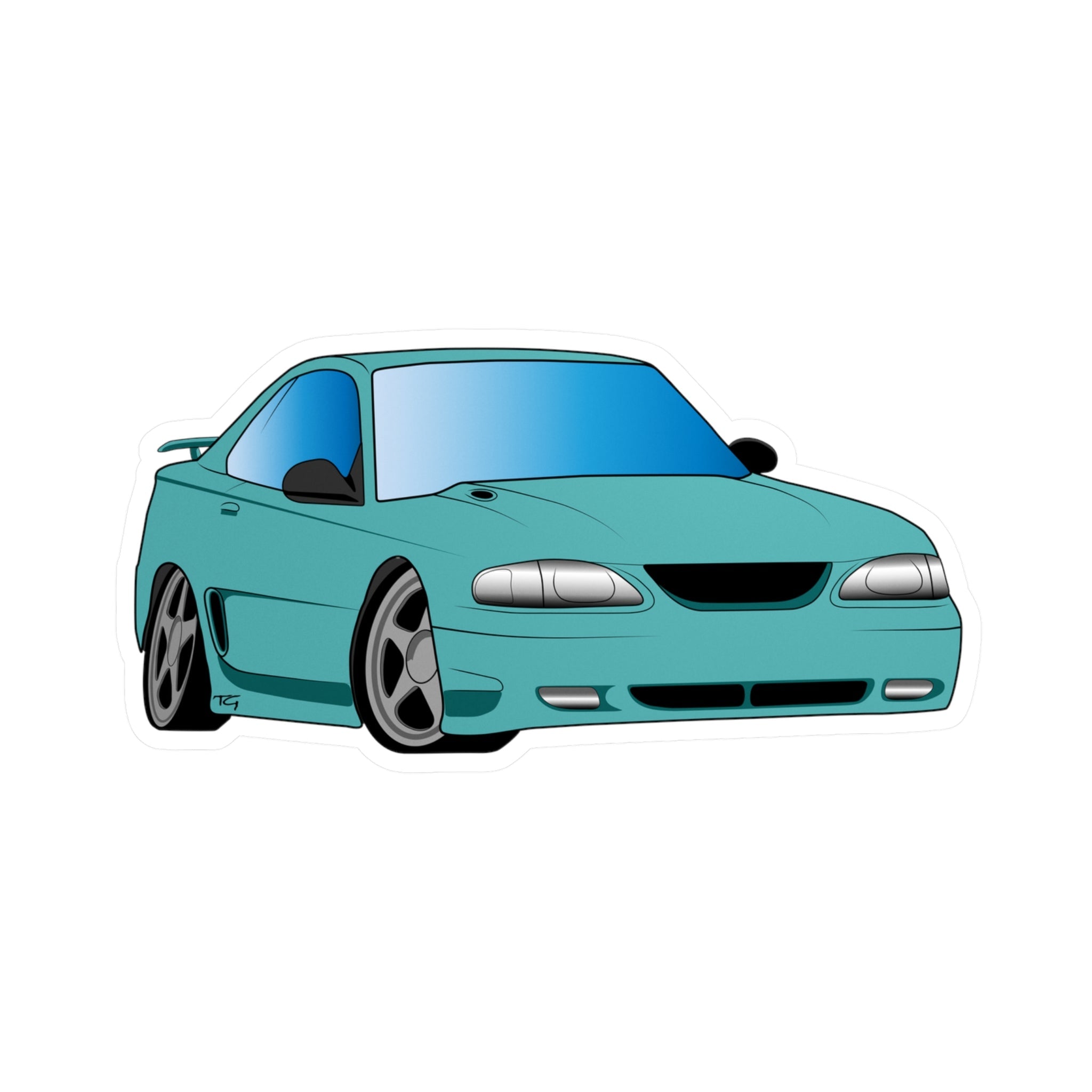 Ford Mustang - SN95 - Pacific Green