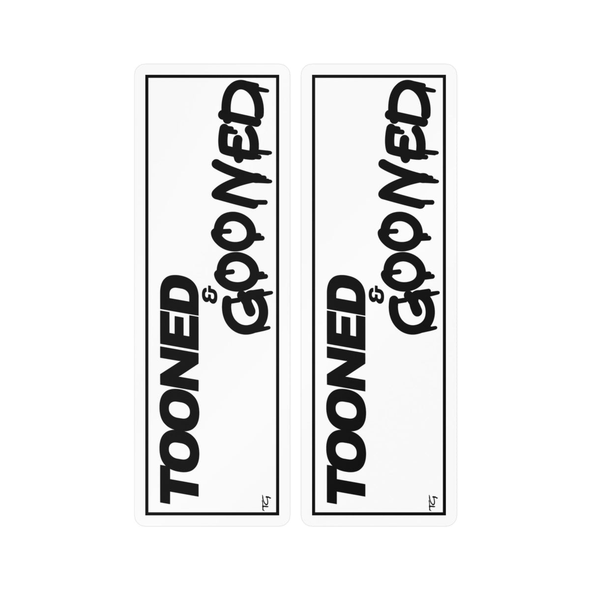 Tooned & Gooned - White 2-Pack