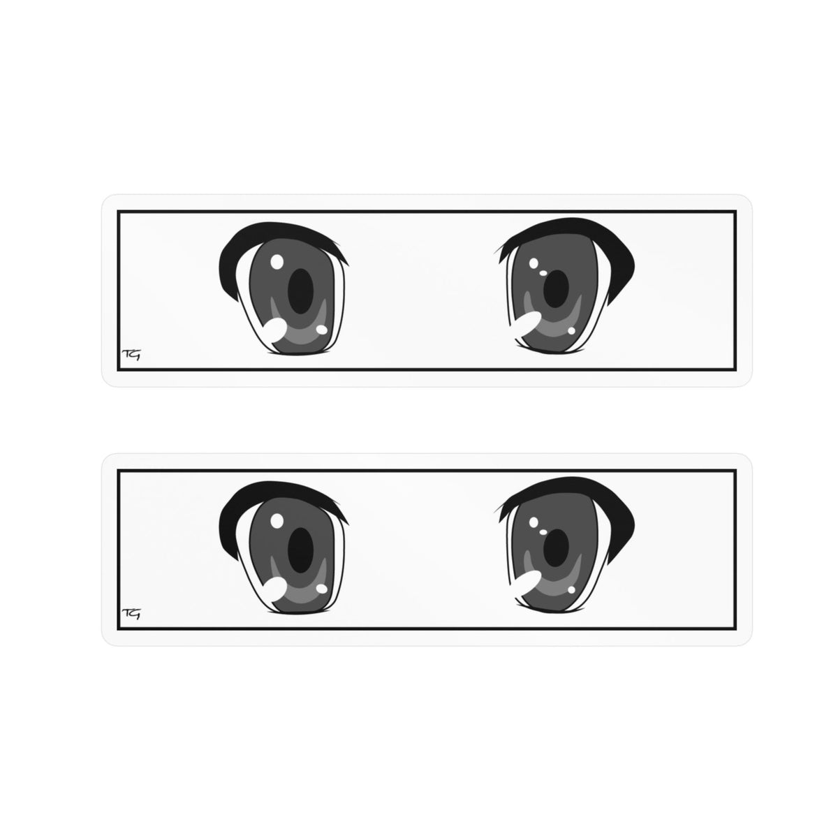 Anime Eyes Slap Stickers