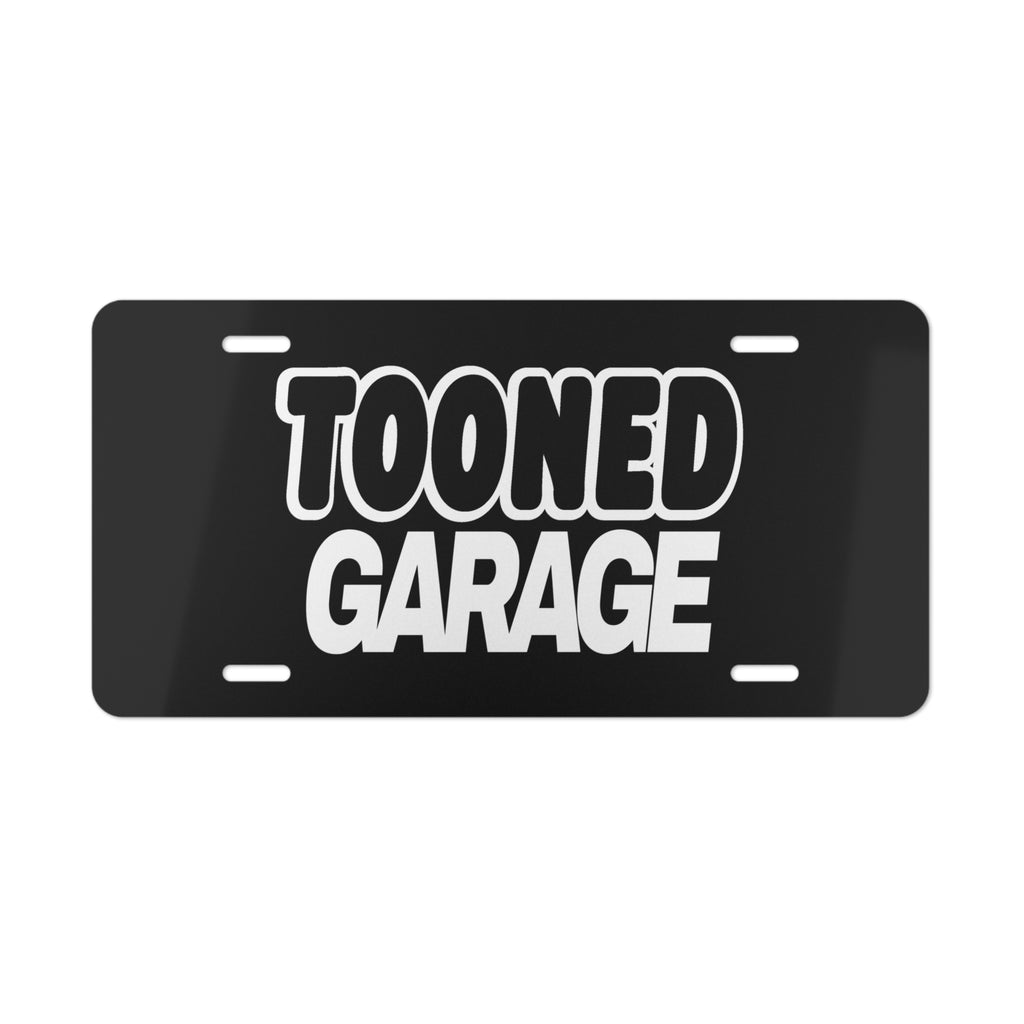 Black Vanity Plate
