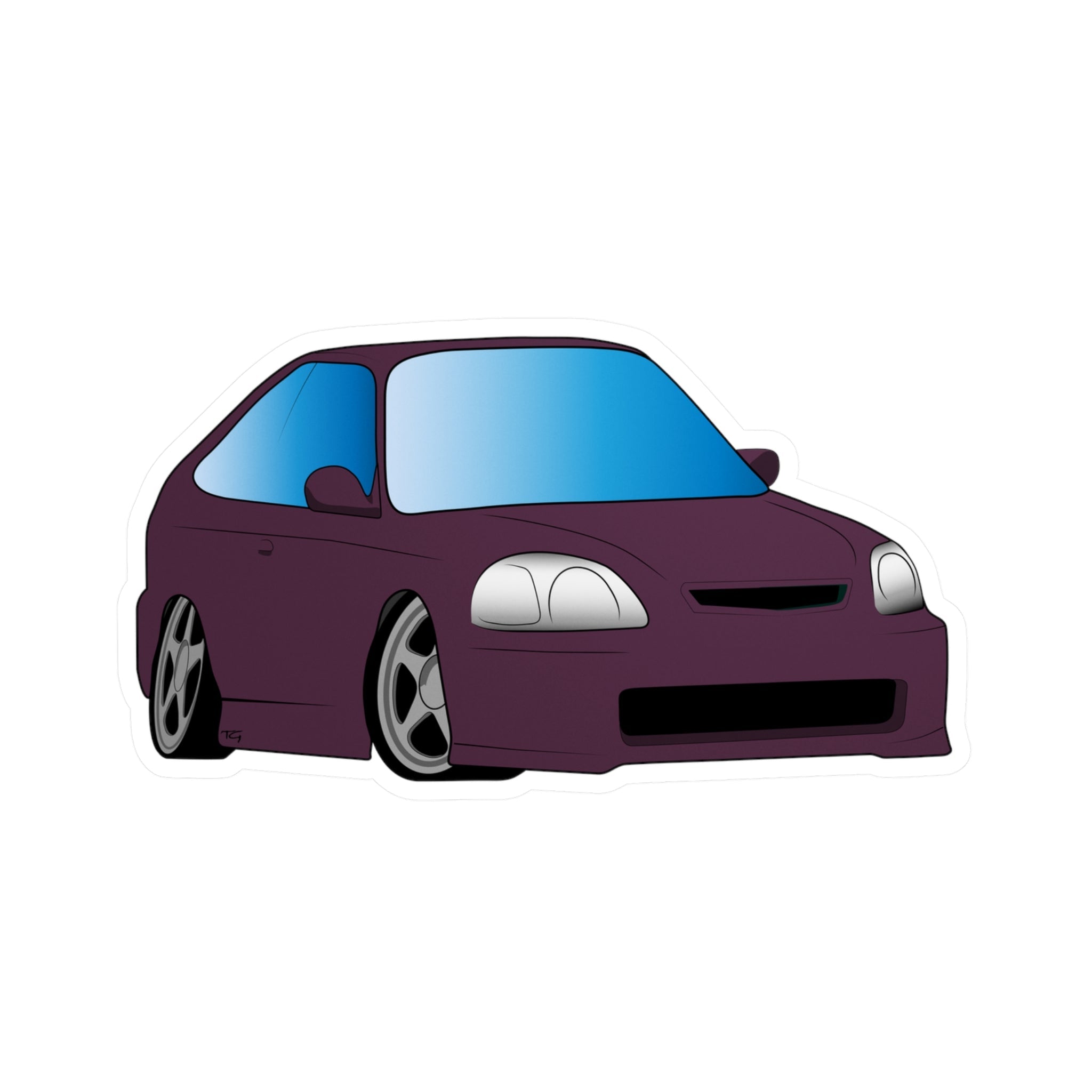 Honda Civic Hatch - Vintage Plum