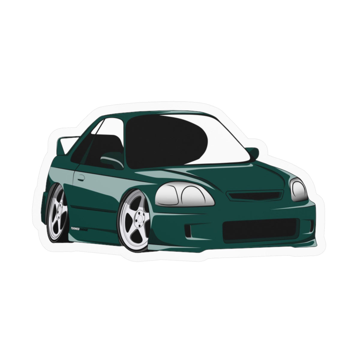 Honda Civic Em1 Coupe - Clover Green