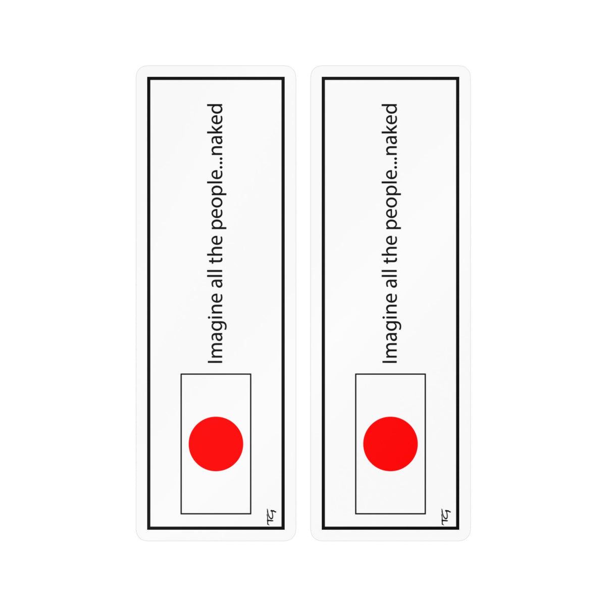 Imagine All The People - White 2-Pack