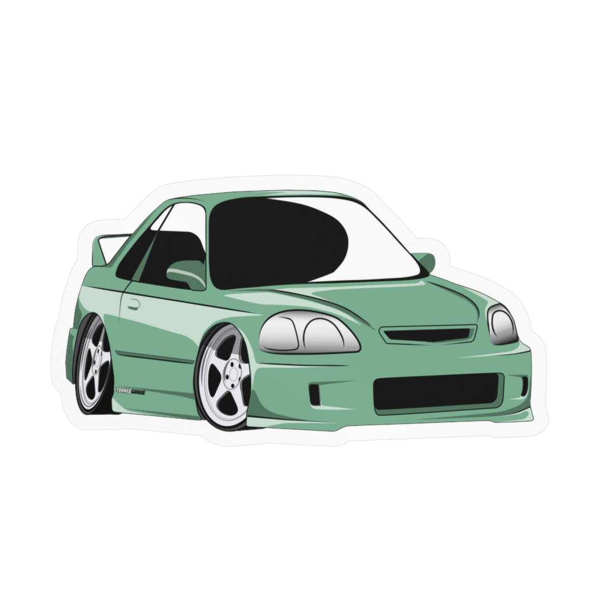 Honda Civic Em1 Coupe - Midori Green
