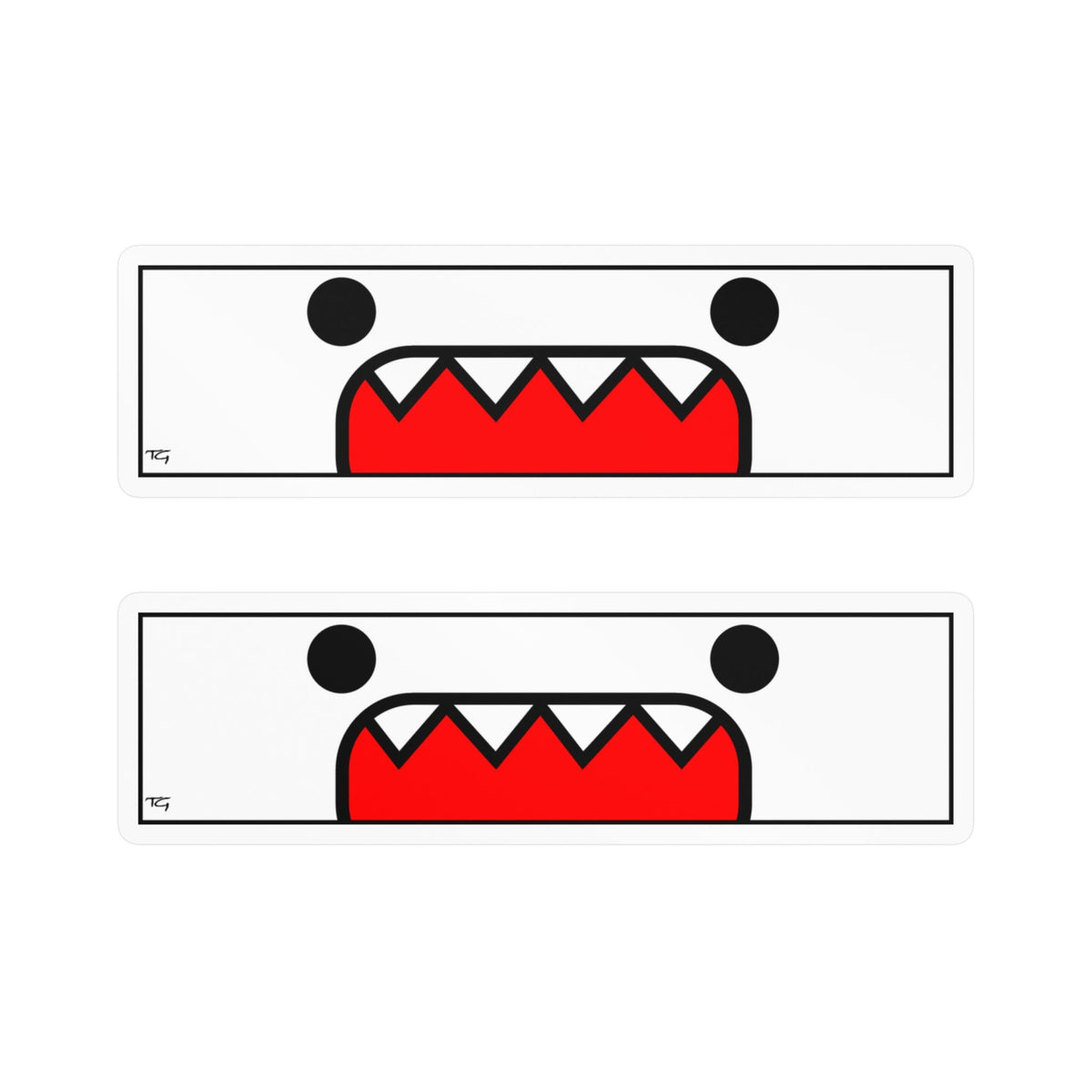 Domo Slap Sticker - White