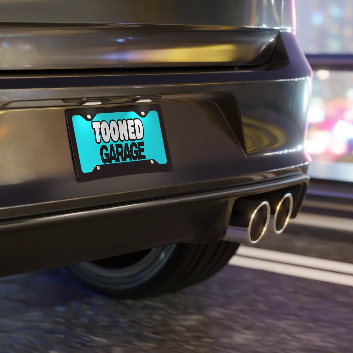 Teal Vanity Plate