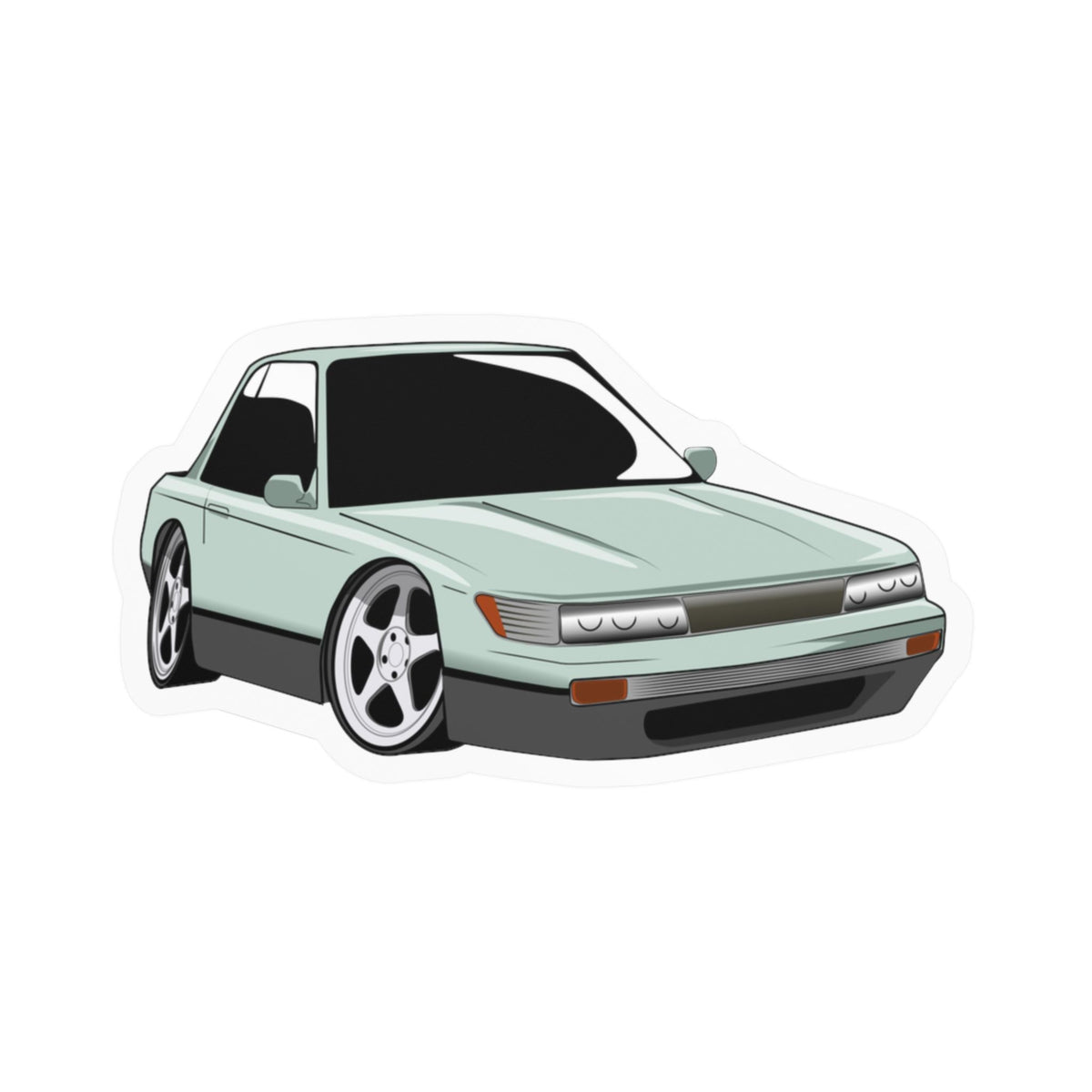 Nissan Silvia S13 - Silver Green Two Tone