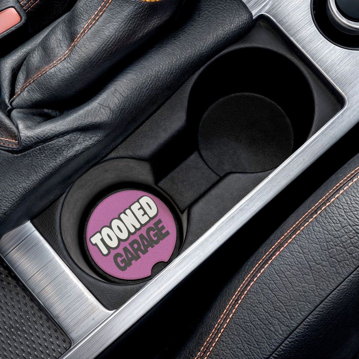 Pink Soapstone Car Coaster