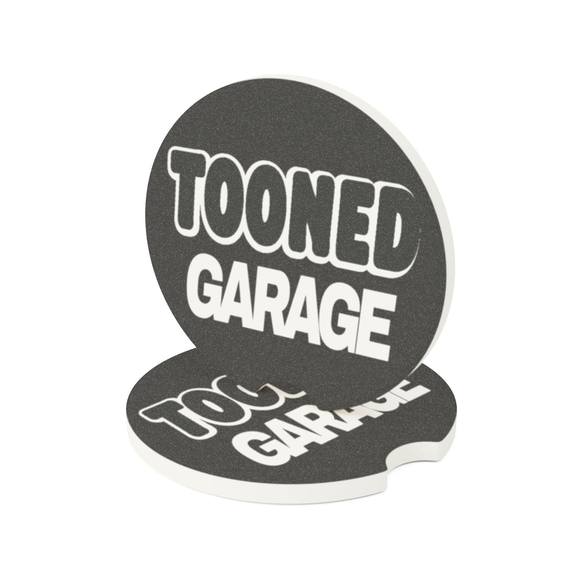 Black Soapstone Car Coaster