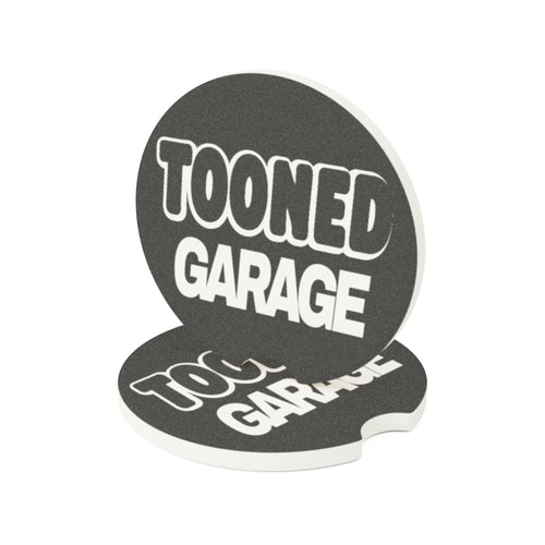 Black Soapstone Car Coaster