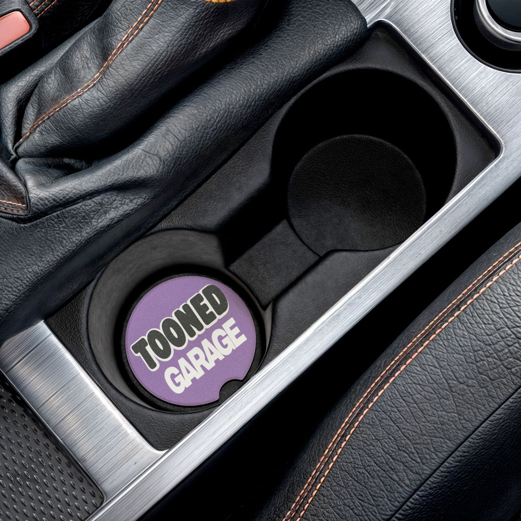 Purple Soapstone Car Coaster