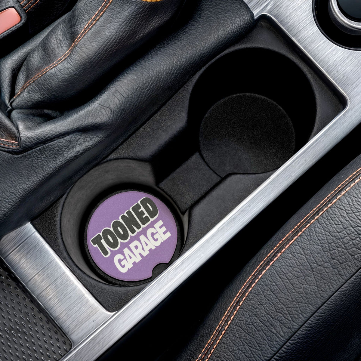 Purple Soapstone Car Coaster