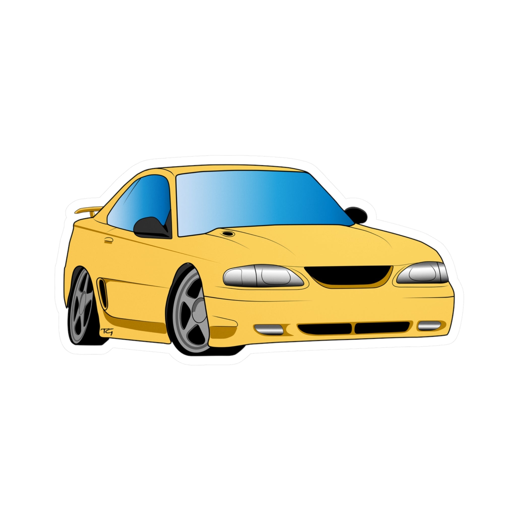 Ford Mustang - SN95 - Canary Yellow