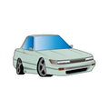 Nissan Silvia S13 - Silver Green