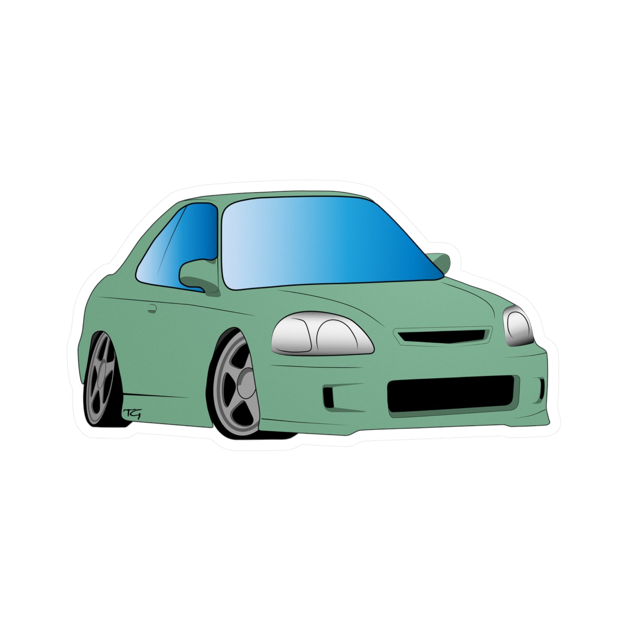 Honda Civic Coupe - Midori Green
