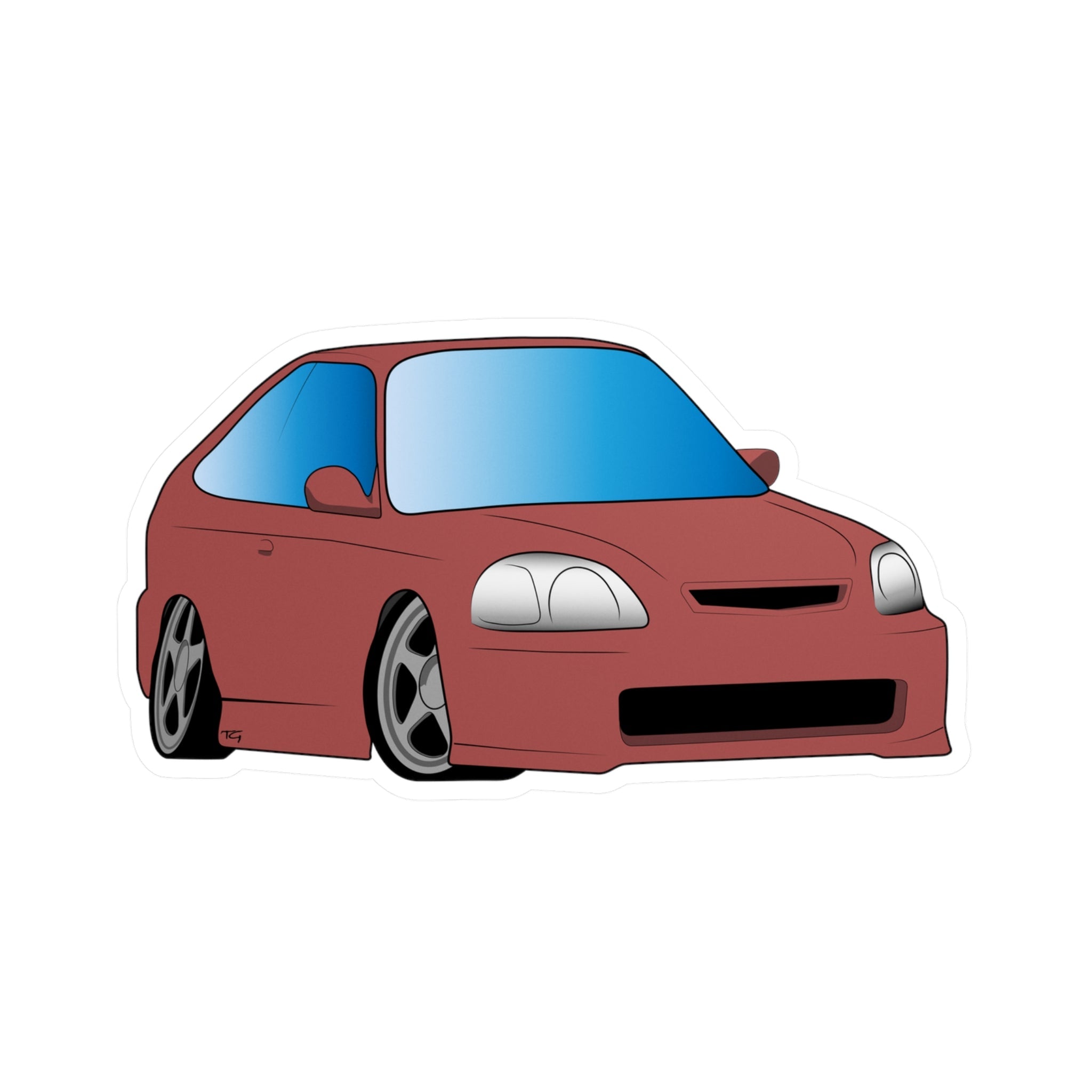 Honda Civic Hatch - Island Coral